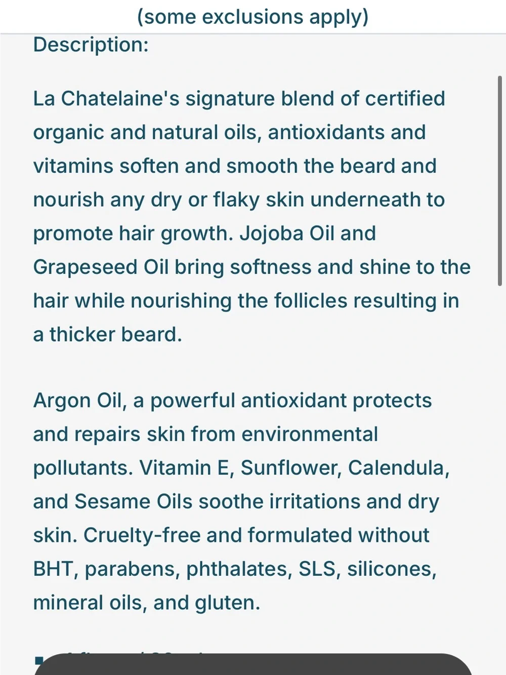 Le Chatelaine Bourbon Vanilla Beard Oil & After-Shave Balm Set